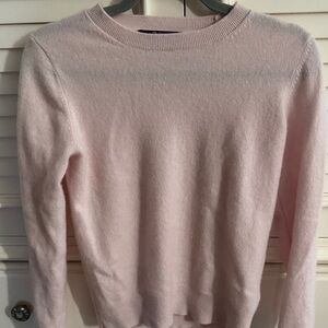 Quince Light Pink Crew Neck Sweater